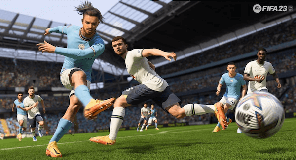 Action-Zwischenszene aus FIFA 23 Legacy Edition für Nintendo Switch