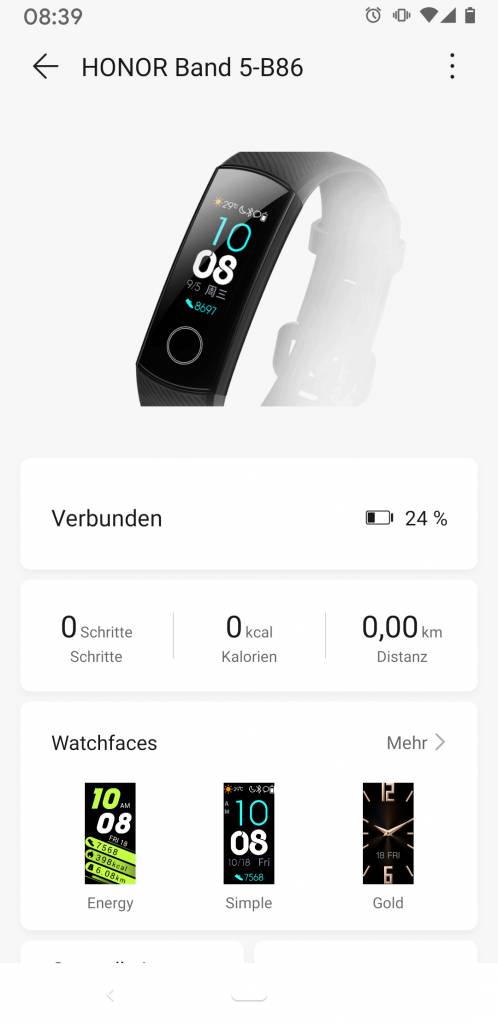 Android-App für Huawei-Fitnessuhr
