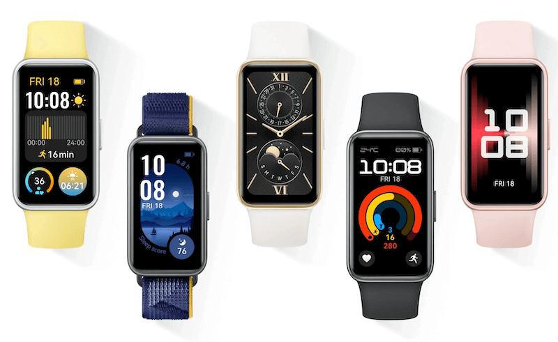 Die Huawei Band 9 Fitnessuhr kann mmit zahlreichen digitalen Designs genutzt werden
