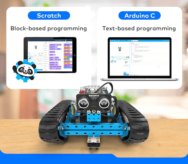Makeblock mBot Ranger - Programmierbarer Roboter mit 2 Code-Möglichkeiten für Kids und Jugendliche
