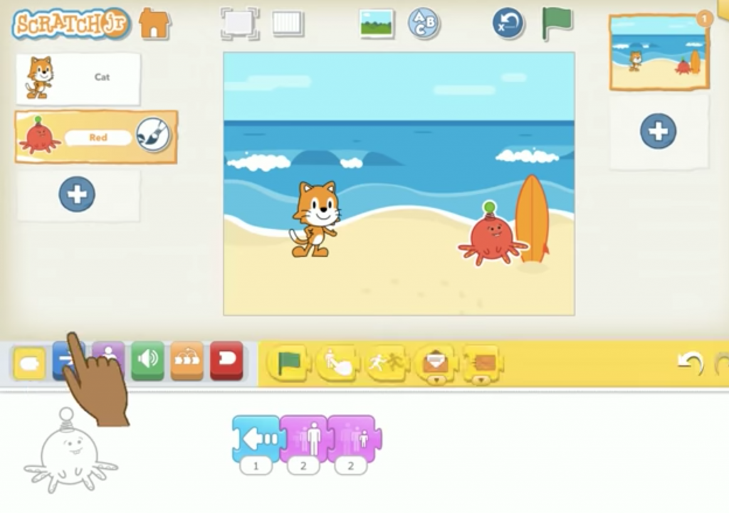 Programmieren lernen für Kinder mit der Scratch Junior App