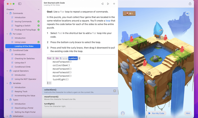 Swift Playgrounds: Apps programmieren mit der Sprache Swift (ab 12 Jahren)