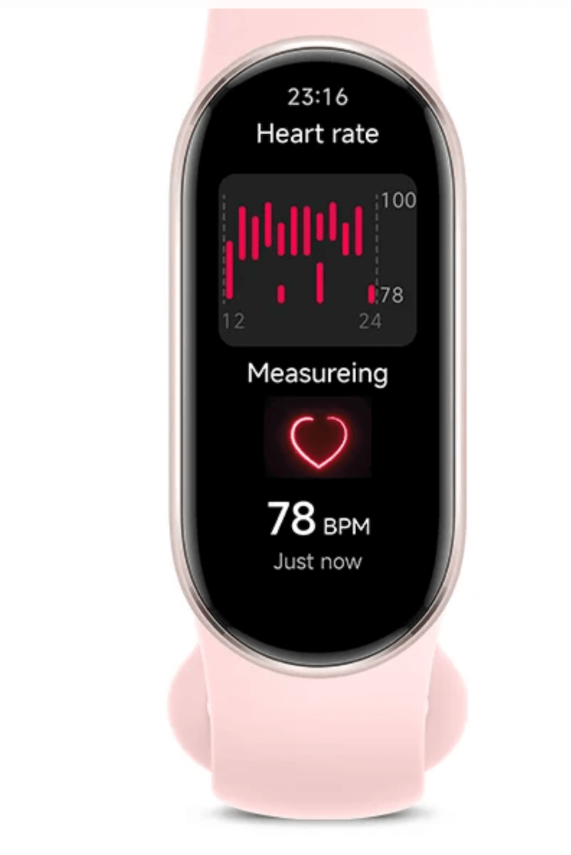 Herzratenmessung in Xiaomi Smart Band 9